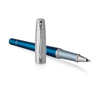 Parker Urban Rollerball Pen - Premium Dark Blue Chrome Trim
