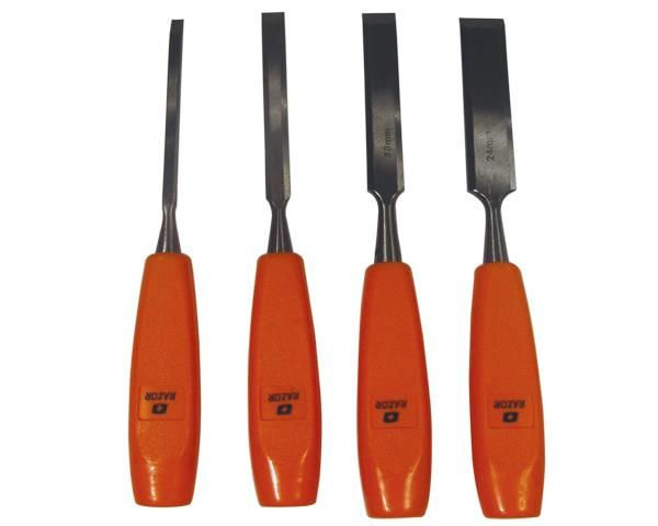 Razor 4 Piece Wood Chisel Set