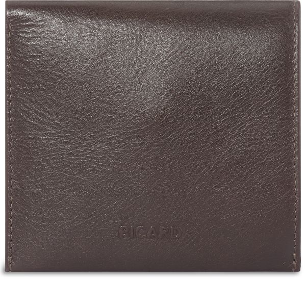 Picard Man's Square Apache Cow Leather Wallet - Chestnut