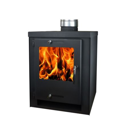 Cube European Closed Combustion Fireplace Black 5 8kw Buy