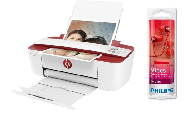 HP DeskJet Ink Advantage 3788 Printer &amp; Earphones Bundle