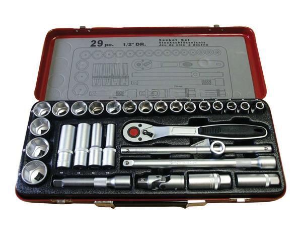 A-Kraft 29 Piece 1/2" Drive Socket Set