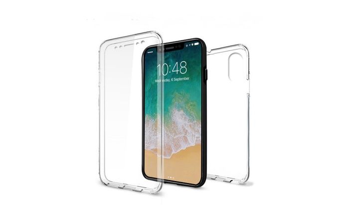 Full Protection Shockproof Cover for iPhone X/10 - Clear