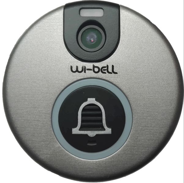 Wi-Bell Smart WIFI Video Intercom - Metallic Silver