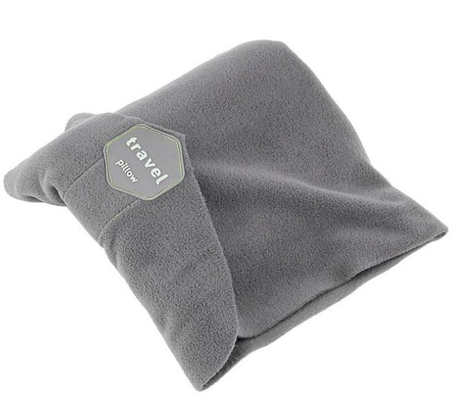 Tuff-Luv Super Soft Neck Support Travel Pillow - Grey