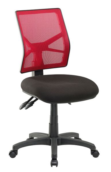 Cobalt Matrix Mesh Deluxe Ergonomic Heavy Duty Office Chair - Red / Black