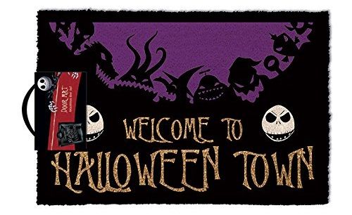 Nightmare Before Christmas Halloween Town Door Mat (Parallel Import)
