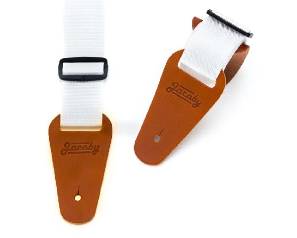 Jacoby Studio Series Guitar Strap - White