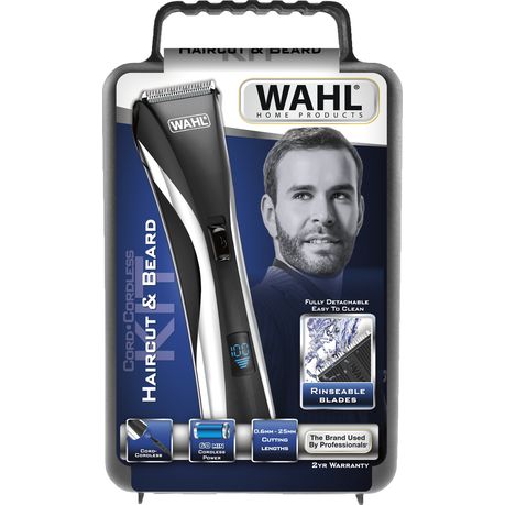 Wahl Rechargeable LCD Cord/Cordless Hair Clipper & Beard Kit | Buy Online  in South Africa 
