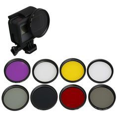 Xtreme X 52mm Dive Filter Set &amp; Adapter Ring Lens Cap for GoPro Hero 5 &amp; 6