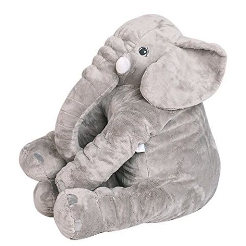 Grey elephant pillow hotsell