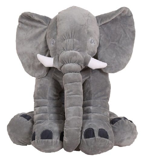 Totland Elephant Pillow - Dark Grey