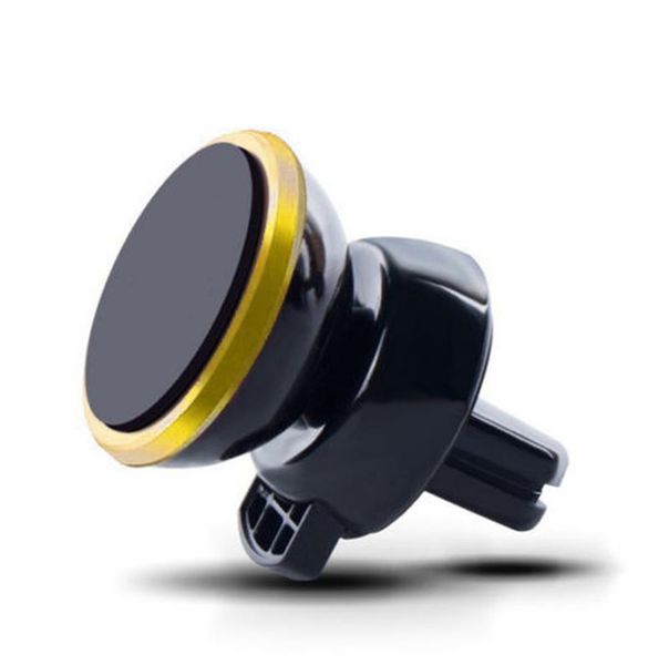 Magnetic Air Vent Smartphone Holder - Gold