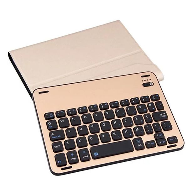 Detachable Magnetic Bluetooth Keyboard &amp; Case for iPad Mini 4 - Rose Gold