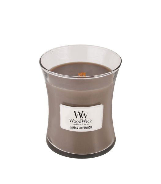 WoodWick Sand &amp; Driftwood Medium Jar Candle