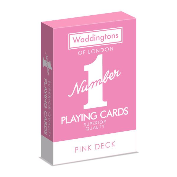 Waddington's No1 Playing Cards - Pink Edition