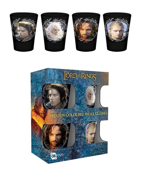 Lord Of The Rings - Character Premium Shot Glasses (Parallel Import)