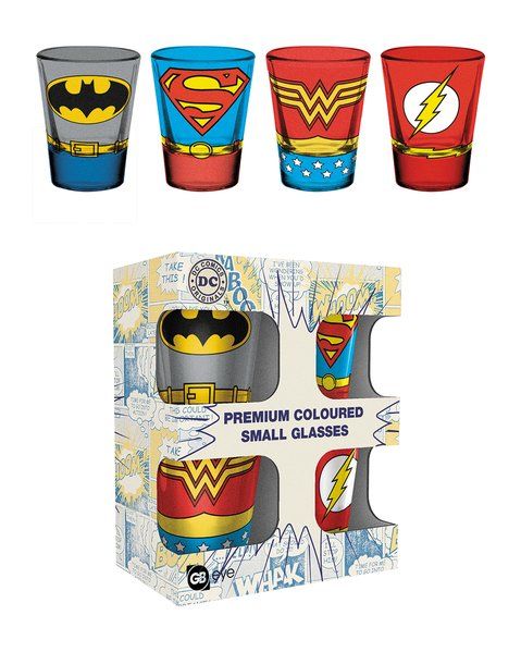 DC Comics - Costumes Premium Shot Glasses (Parallel Import)