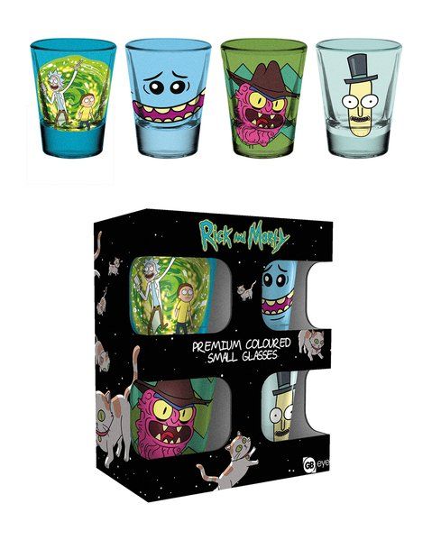 Rick And Morty - Mix Premium Shot Glasses (Parallel Import)