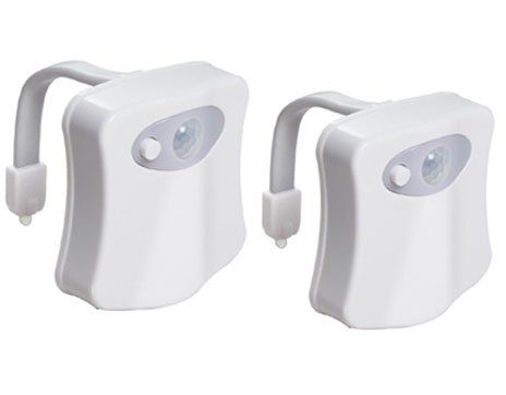 Loobrite Toilet Bowl Motion Activated Light - Pack of 2