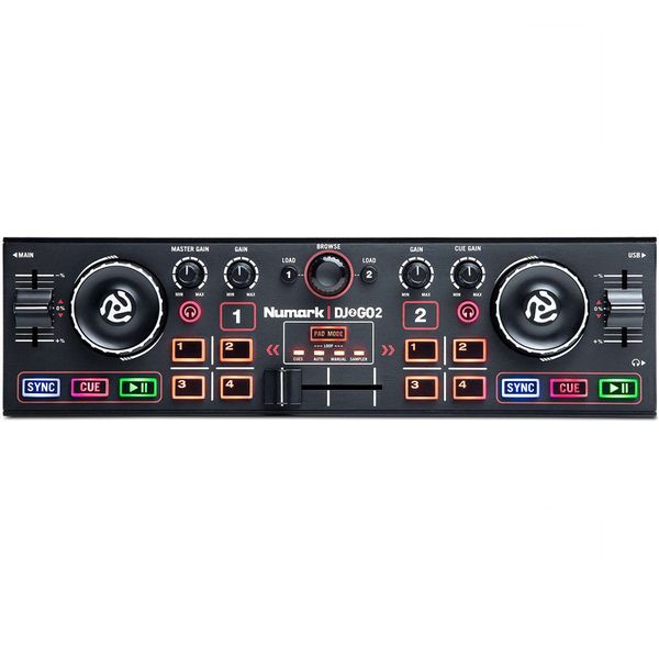 DJ2GO2 Pocket DJ Controller with Audio Interface