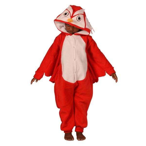 aFreaka Kids Owl Onesie - Red &amp; White