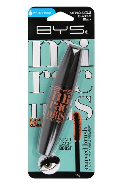 BYS Cosmetics Miraculous Lash Waterproof Mascara - Blackest Black