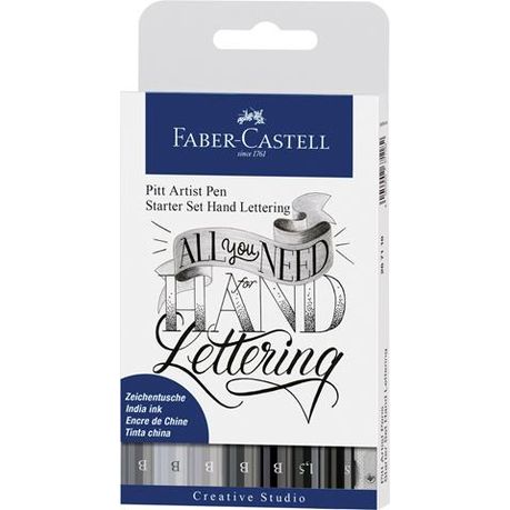 Faber-Castell - Pitt Artist Pen Hand Lettering Starter Kit Image