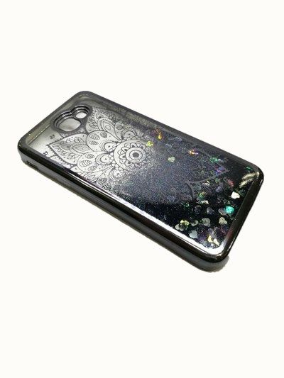 Liquid Moving Glitter Back Case for Samsung J5 Prime - Purple