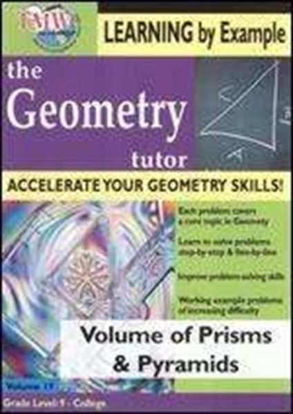Geometry Tutor: Volume Of Prisms &amp; Pyr (DVD)
