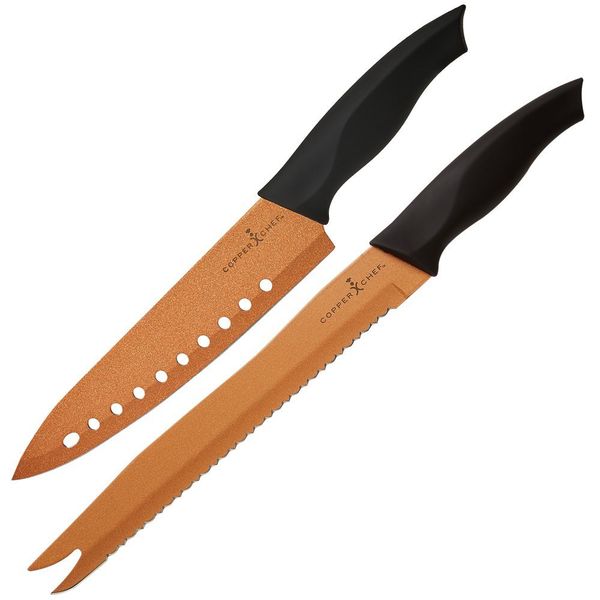 Copper Chef - Knife - Set of 2