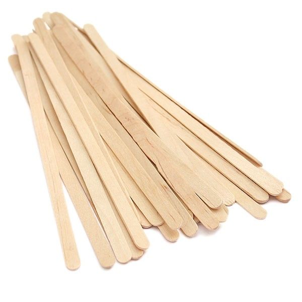Small Ice Cream Sticks Wooden Popsicle Crafts Sticks - 100 Pieces