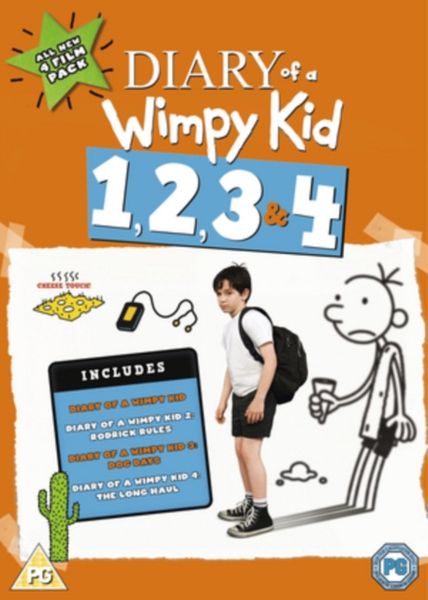 Diary of a Wimpy Kid 1, 2, 3 &amp; 4(DVD)