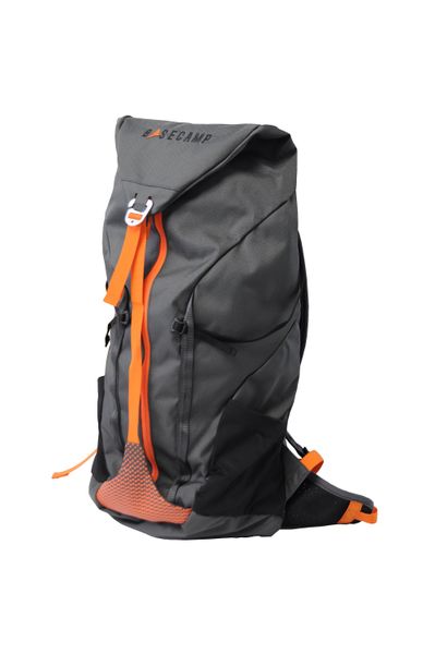 BaseCamp 35L Hiking Bag - Grey &amp; Orange