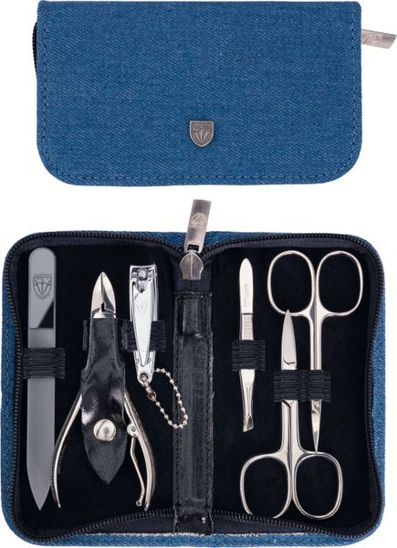 Kellermann 3 Swords Manicure Set - Denim