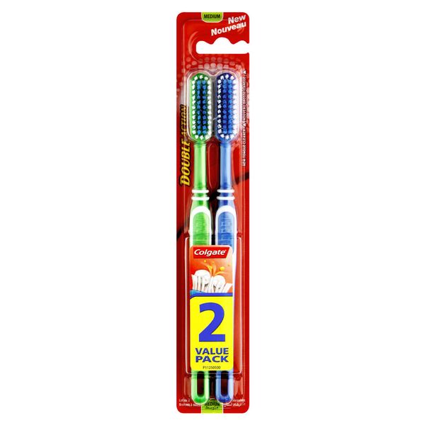 Colgate Double Action Toothbrush Twin Pack