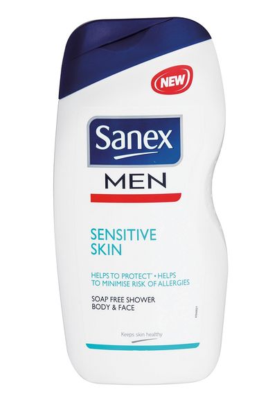 Sanex Men Dermo Sensitive Shower Gel, 500ml