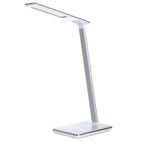 WD102 LED Lamp with Wireless Charger - White
