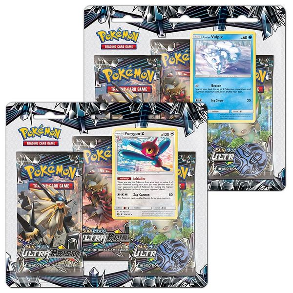 Pokemon Ultra Prism Three Booster Blister