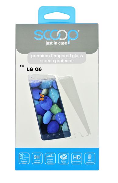Scoop Tempered Glass for LG Q6