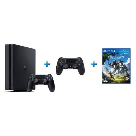 sony ps4 1tb slim console with additional dualshock controller