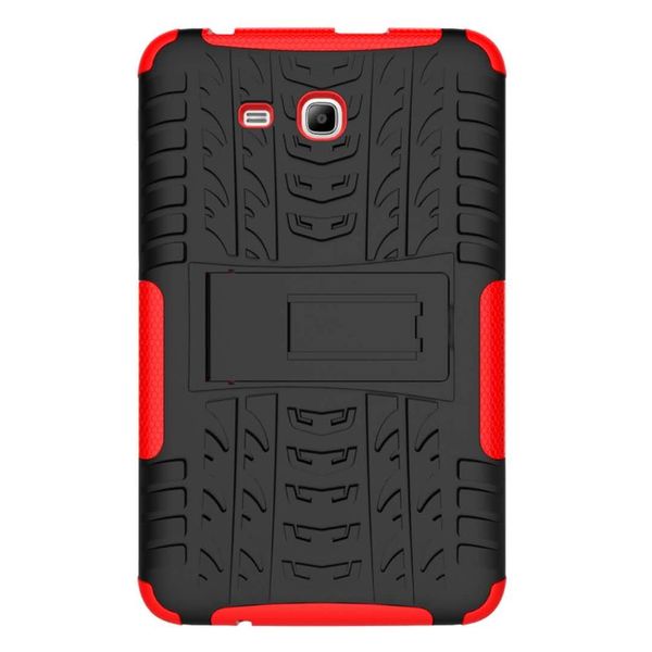 Hard Cover Stand for Samsung TAB3, T110 &amp; T116 - Red