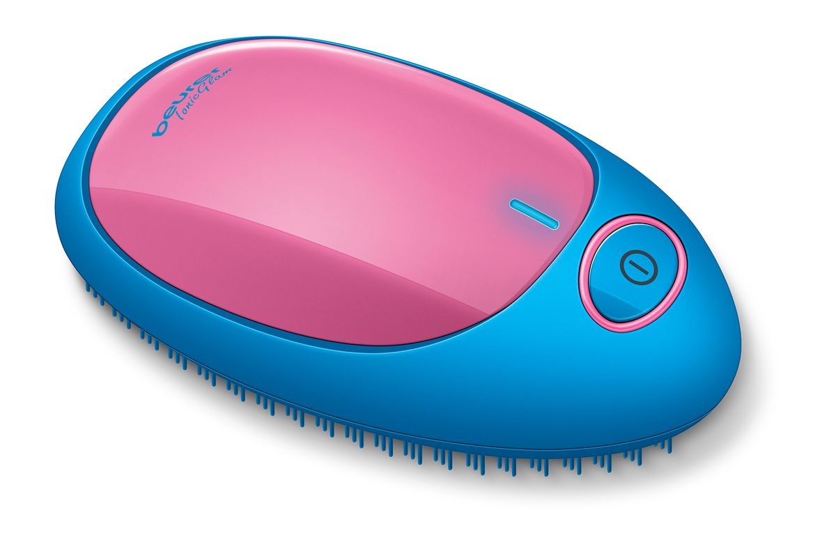 Beurer Ion Detangling Hair Brush HT 10 Blue & Pink Buy Online in
