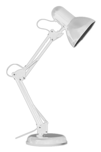 Adjustable PVC &amp; Metal Desk Lamp TL053 - White