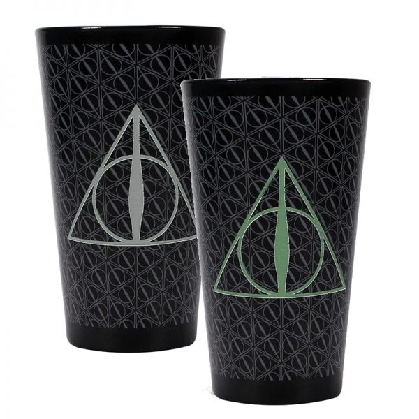 Harry Potter: Cold Changing Large Glass - Deathly Hallows (Parallel Import)
