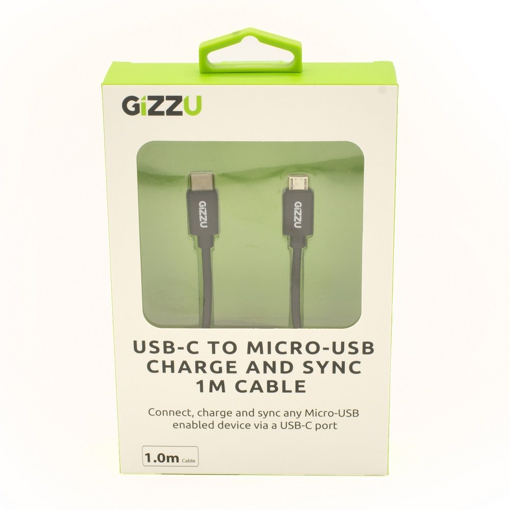 GIZZU USB-C To Micro B 1m Cable - Black | Buy Online In South Africa ...