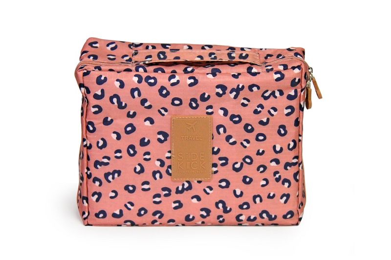 Sidekick Cosmetic Case - Pink Leopard