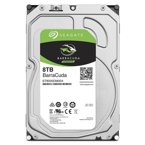 Seagate 8TB 3.5" Barracuda Desktop Internal Hard Drive