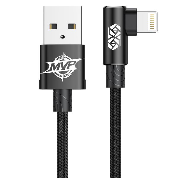 Baseus 1m - 2A MVP USB Type-A 2.0 to Lightning Cable - Black