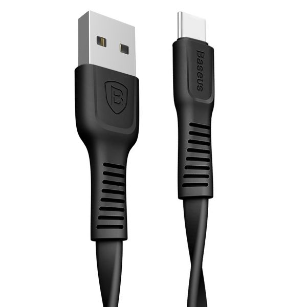 Baseus 1m - 2A Tough Series USB Type-A 2.0 to USB Type-C - Black